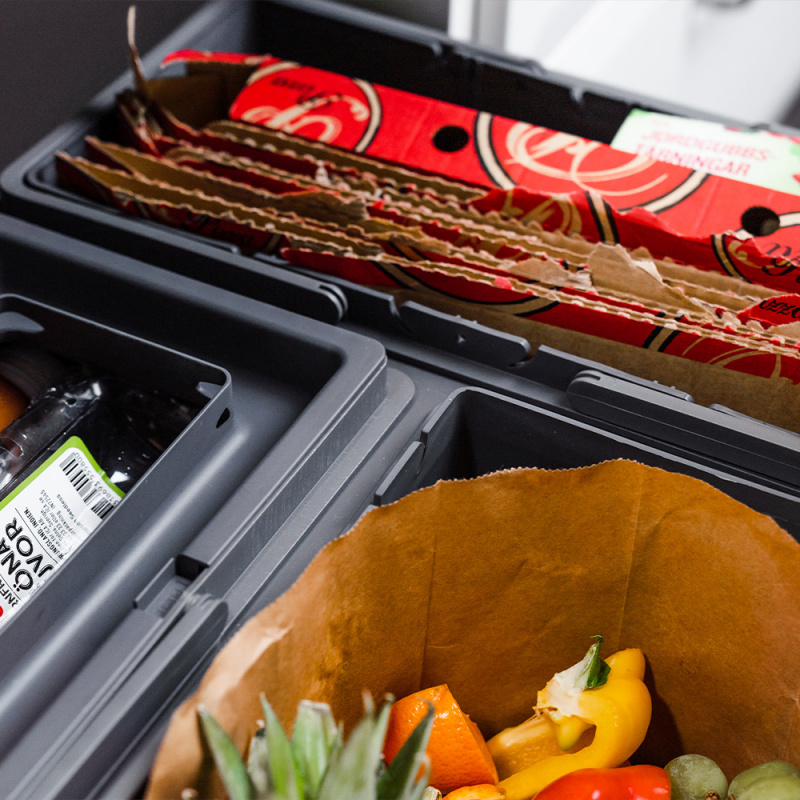 Källsortering Trend Highside Eco - Mörkgrå