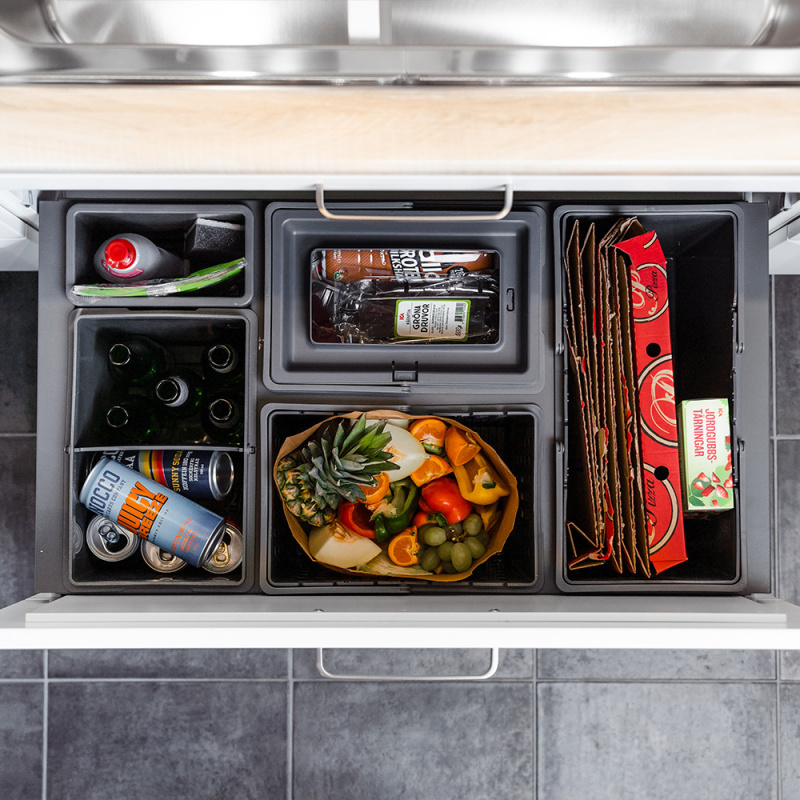 Källsortering Trend Highside Eco - Mörkgrå