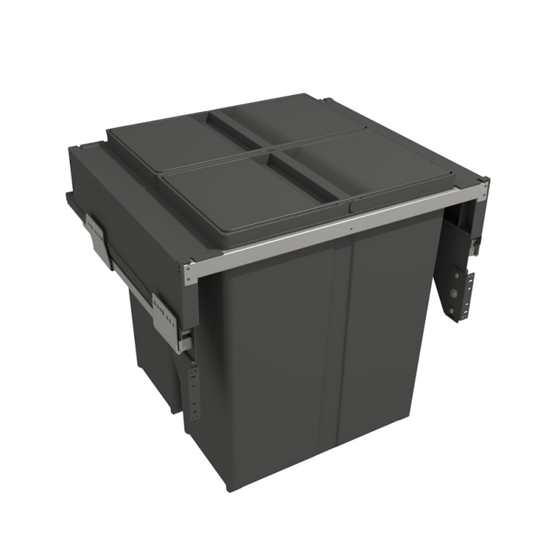 Källsortering Wide - Mörkgrå